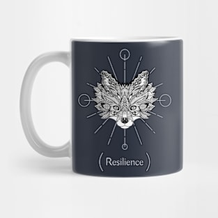 Cool Mandala Fox Resilience Mug